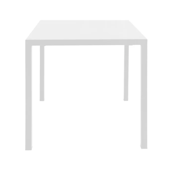 TAVOLO TETRIS BIANCO RUGOSO 80X80