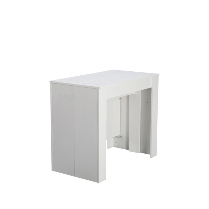 Cribel Tavolo Consolle Artic Bianco Effetto Faggio