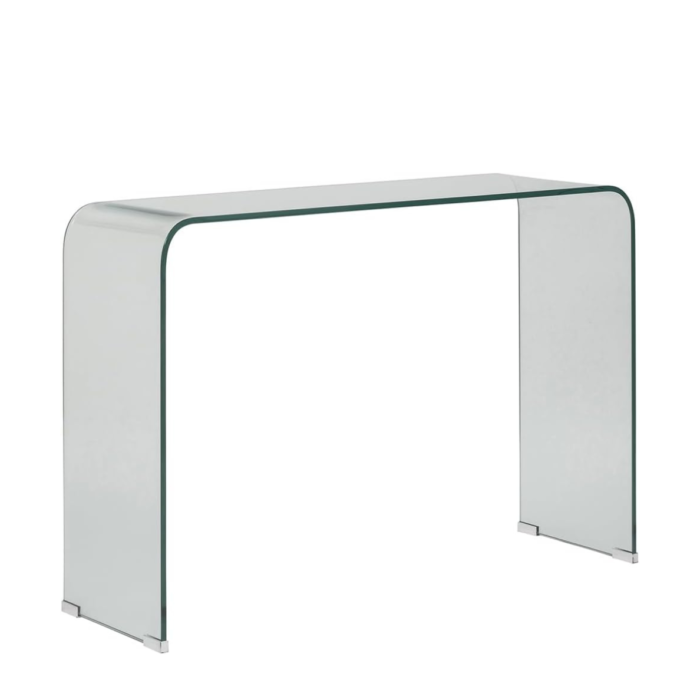 Cribel Consolle Tuoni Glamour in Vetro Trasparente