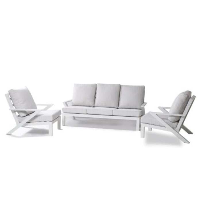 Cribel Salotto da Esterno Malaga Cribel in Alluminio con Cuscini