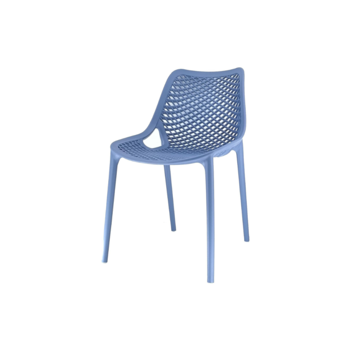 CRIBEL Set di 4 sedie Braga in polipropilene intrecciato