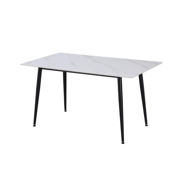 CRIBEL Set di 4 Nuove Sedie Tamara in Velluto Gambe Nere