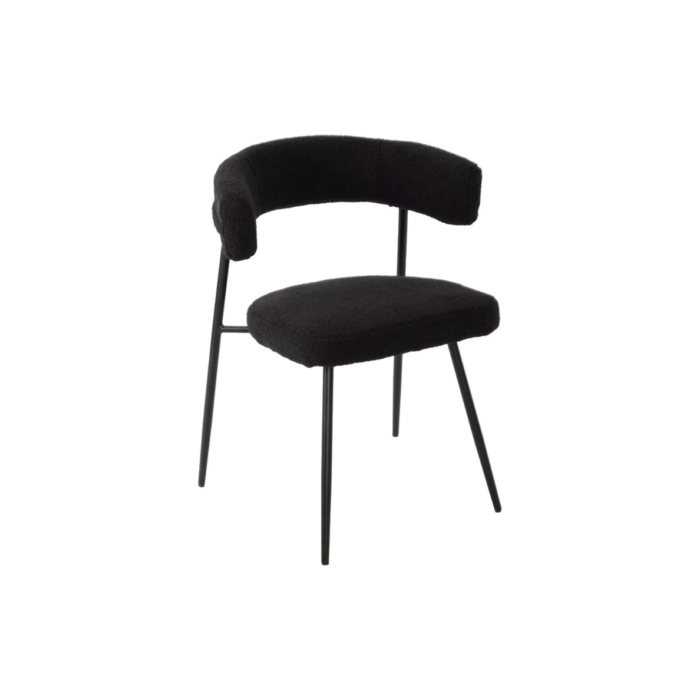 Cribel Megan poltrona in tessuto bouclé