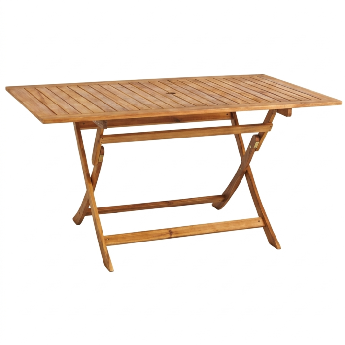 Cribel Tavolo Acacia Pieghevole in Legno 150x90