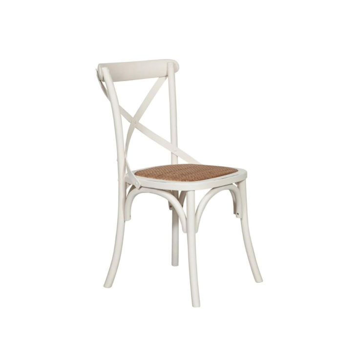 CRIBEL Set di 2 Sedie in Legno Massello Pepita Croce