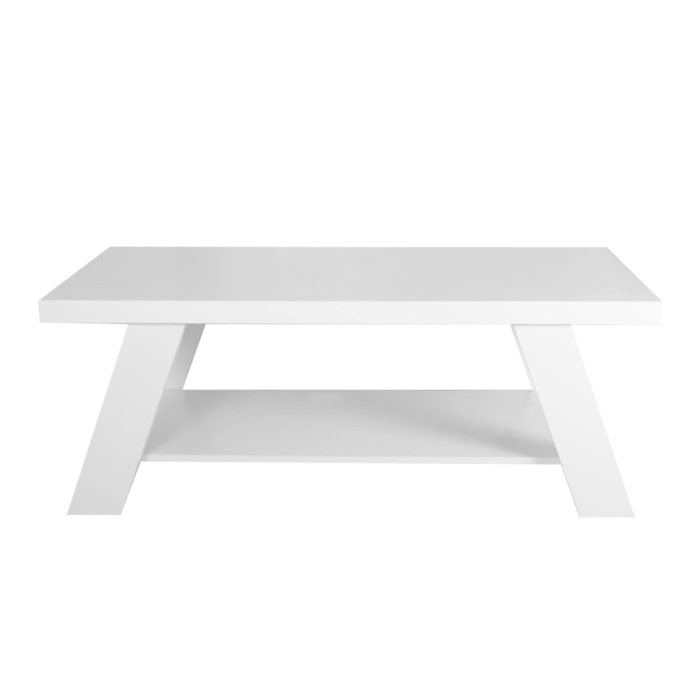 CRIBEL Tavolino da Caffè in MDF Bianco