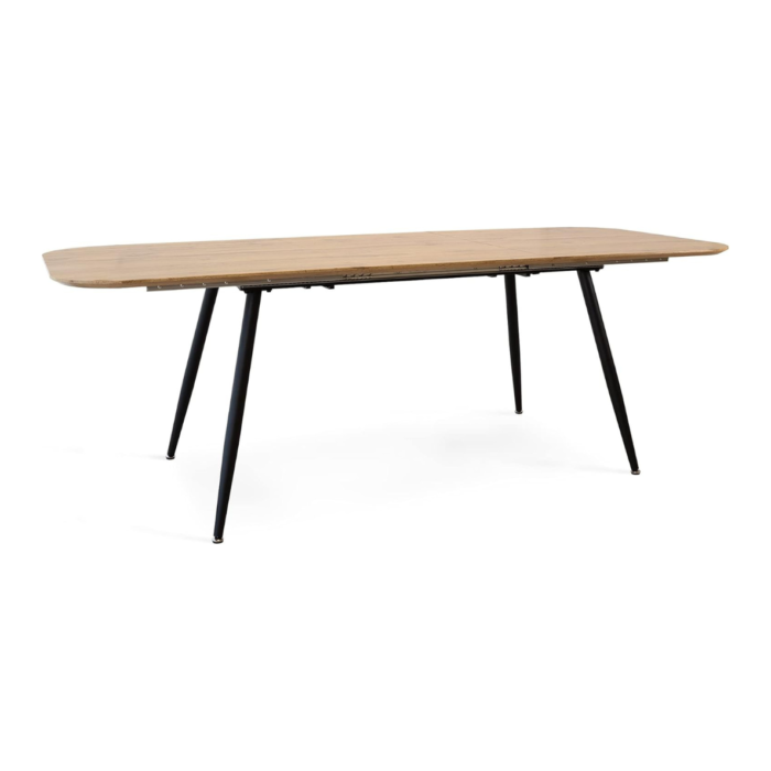 Cribel Tavolo allungabile in marmo Rovere/Nero