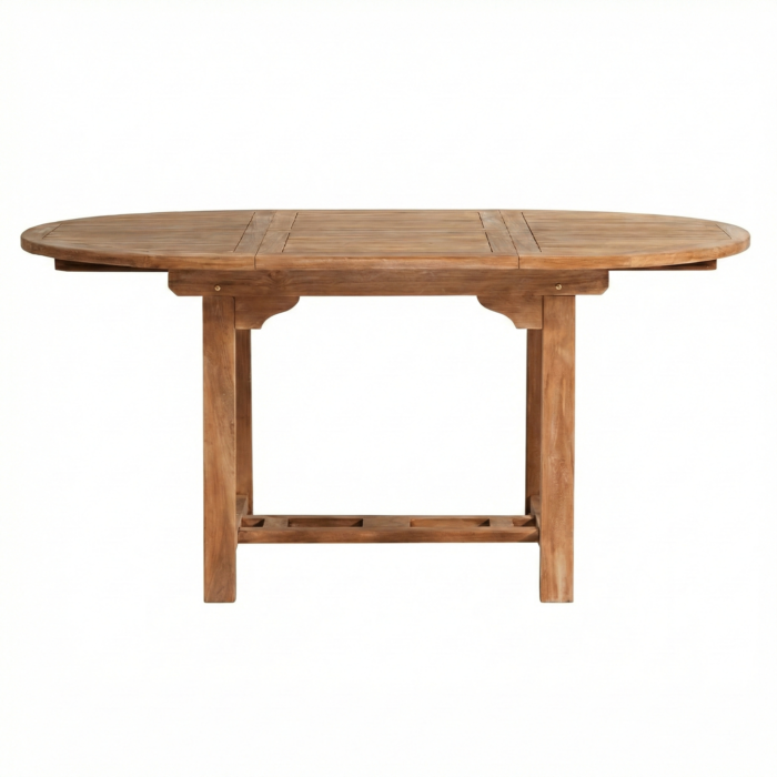 Cribel Lipsia Tavolo Fisso Ovale in Teak