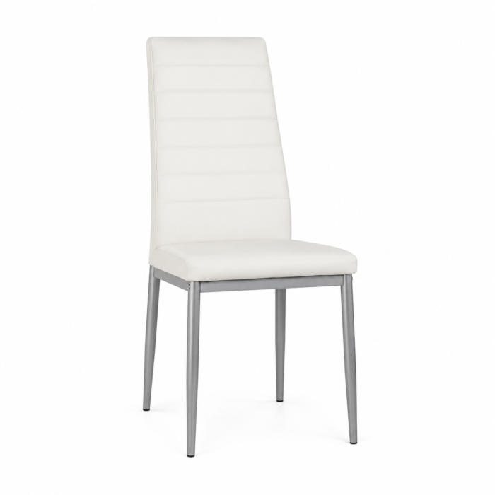 CRIBEL Sedia QUEEN Imbottita con Struttura in Alluminio