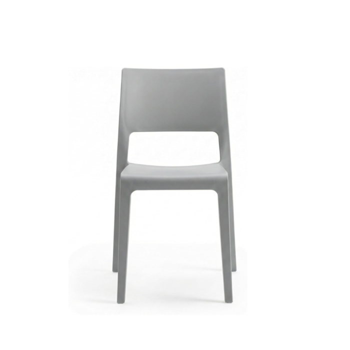 CRIBEL Sedia Cucina e Sala da Pranzo in Polipropilene Grigio