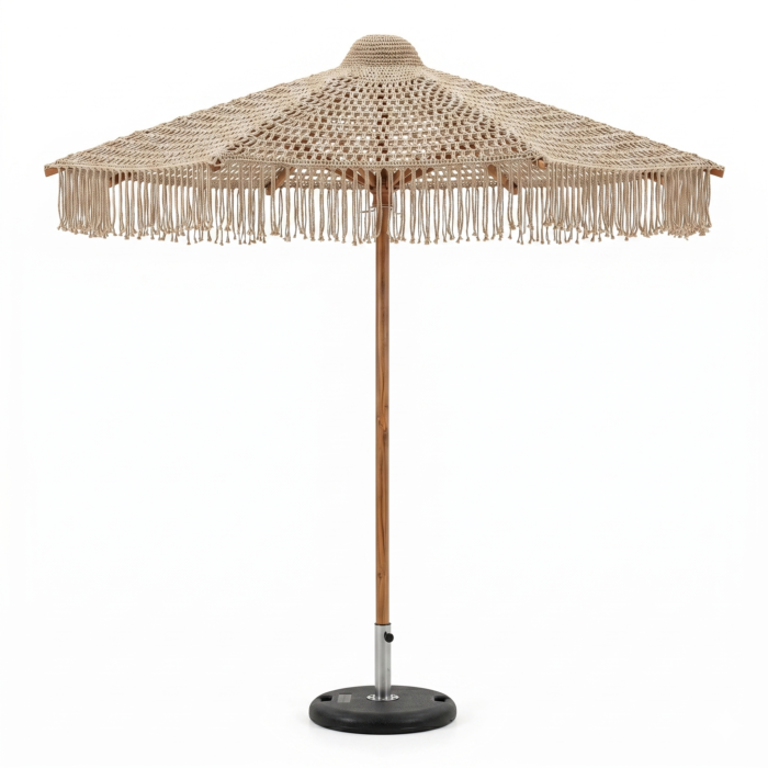 CRIBEL OMBRELLONE MACRAME’ ROTONDO Corda