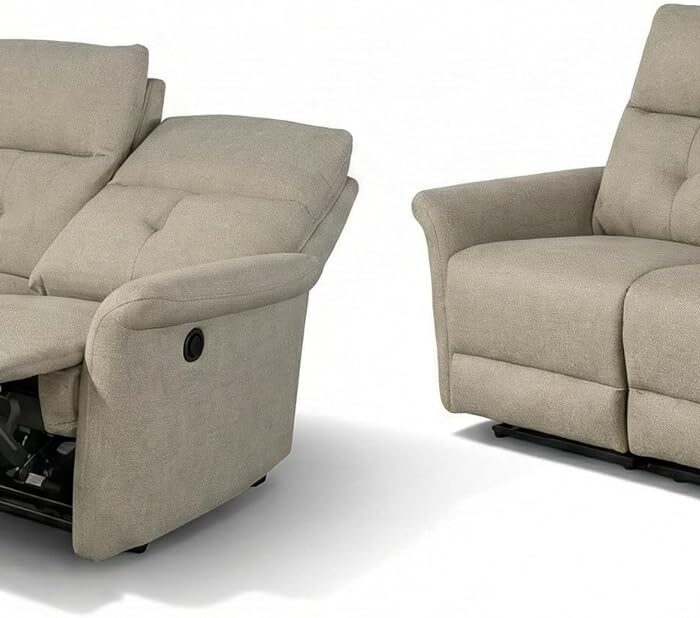 CRIBEL SET CHALEN Divano 3+2 Posti Elettrico