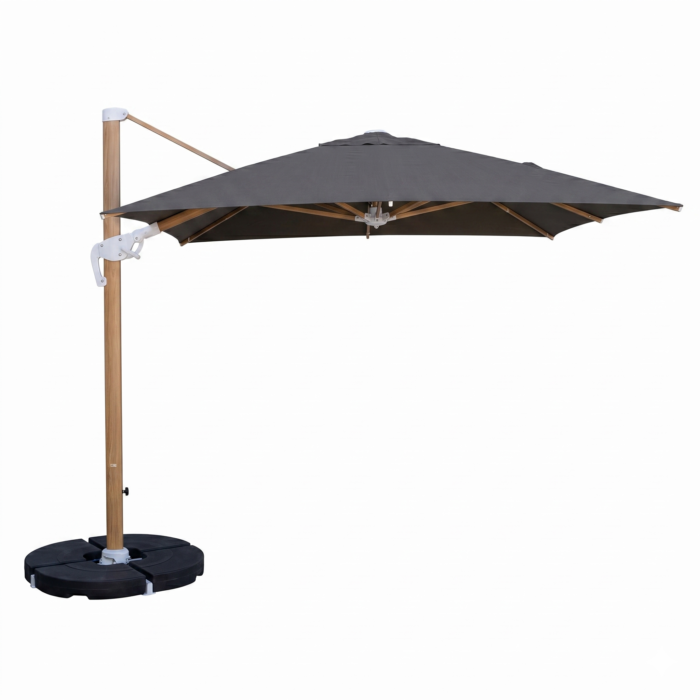 CRIBEL OMBRELLONE AROMA WOOD 3x4 NERO